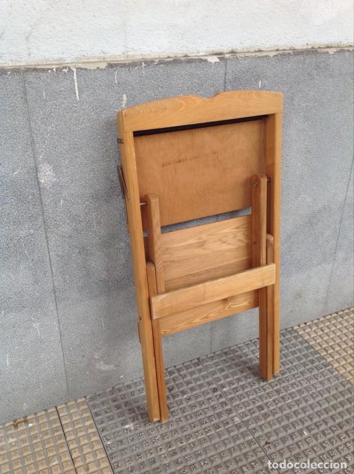 Vintage: Pupitre infantil de madera - Foto 2
