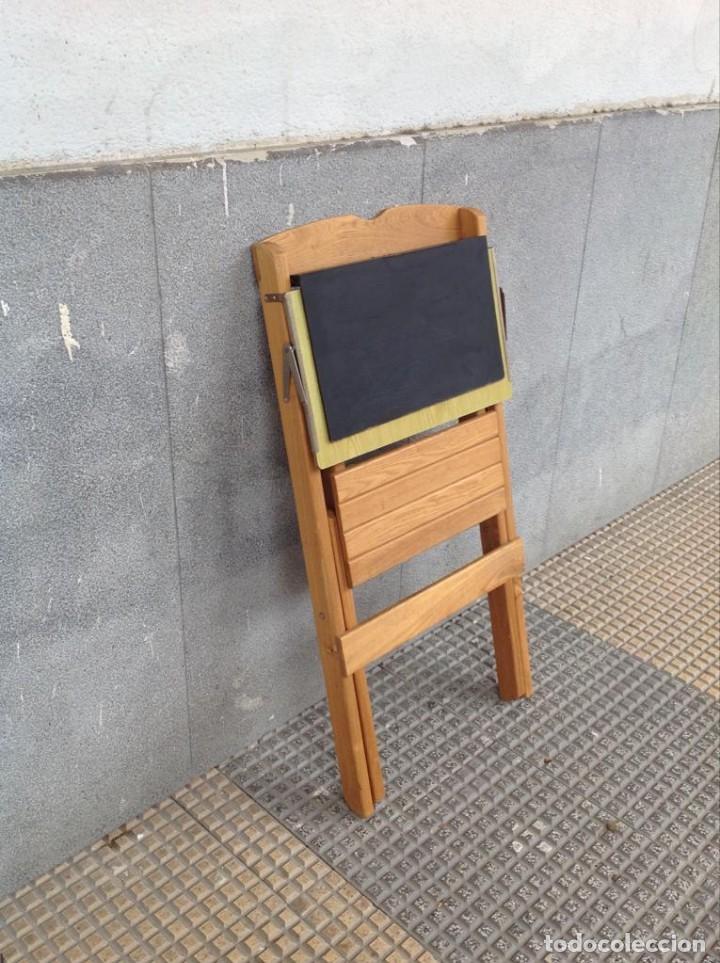 Vintage: Pupitre infantil de madera - Foto 3