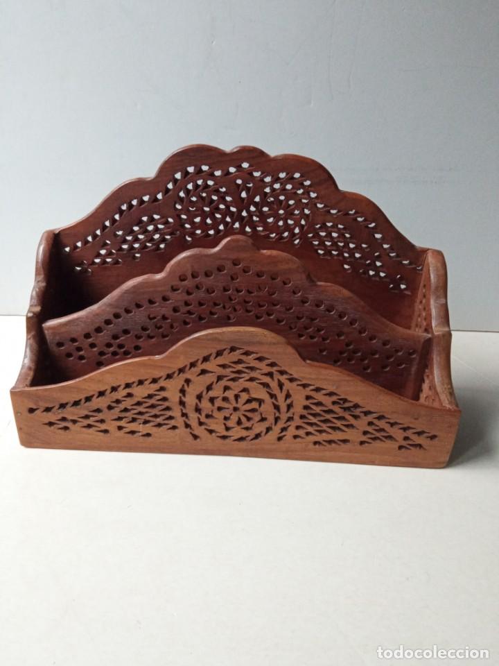 Vintage: Escribania de madera de olivo - Foto 2