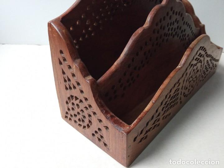 Vintage: Escribania de madera de olivo - Foto 6