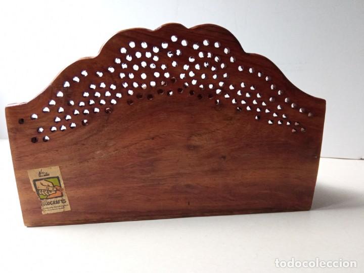 Vintage: Escribania de madera de olivo - Foto 7