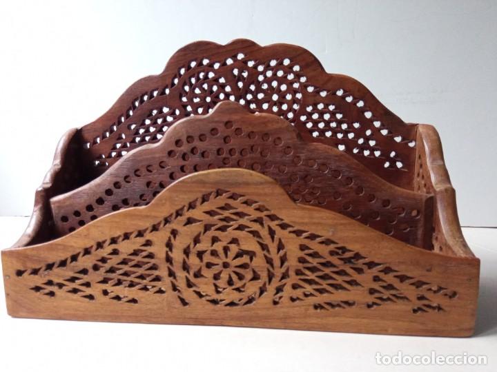 Vintage: Escribania de madera de olivo - Foto 9
