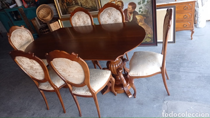 Vintage: Mesa libro vintage de madera de roble. - Foto 5