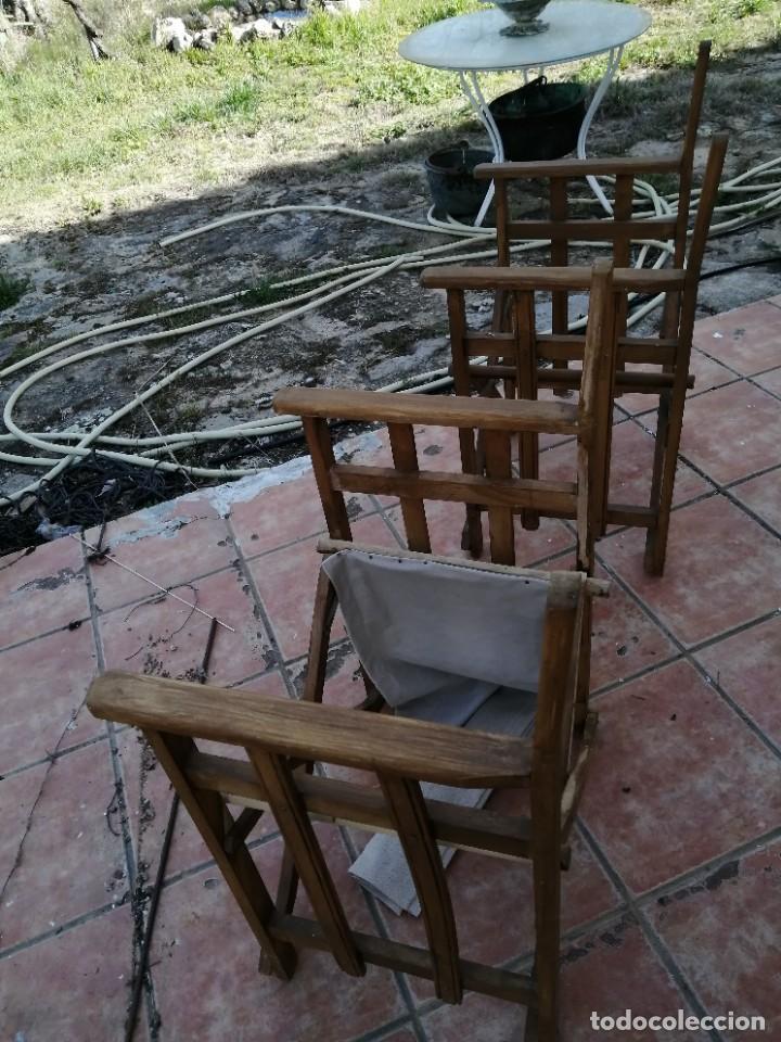 Vintage: Armazon Dos SILLAS DE DIRECTOR - Foto 1