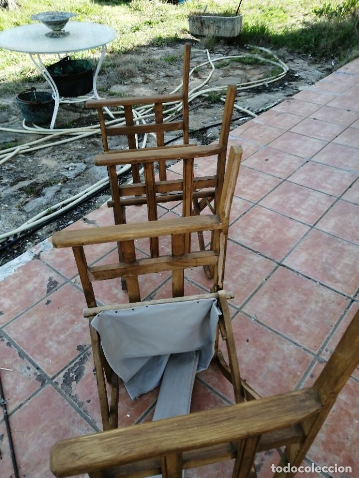 Vintage: Armazon Dos SILLAS DE DIRECTOR - Foto 3