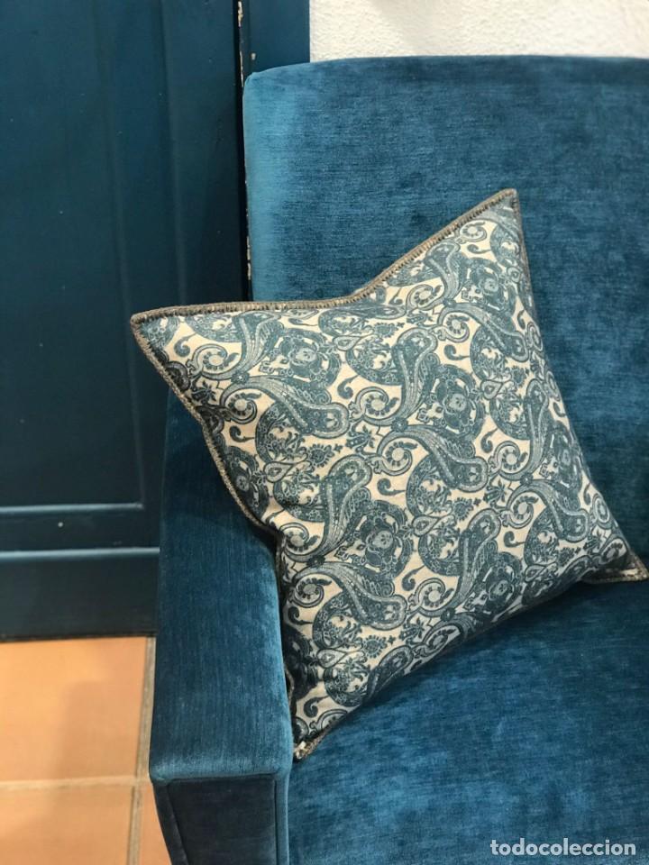 Vintage: Sill&oacute;n l&iacute;neas rectas a&ntilde;os 60 - Foto 8