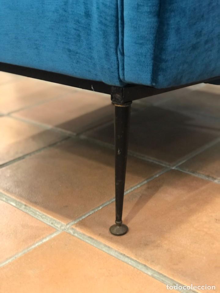 Vintage: Sill&oacute;n l&iacute;neas rectas a&ntilde;os 60 - Foto 11