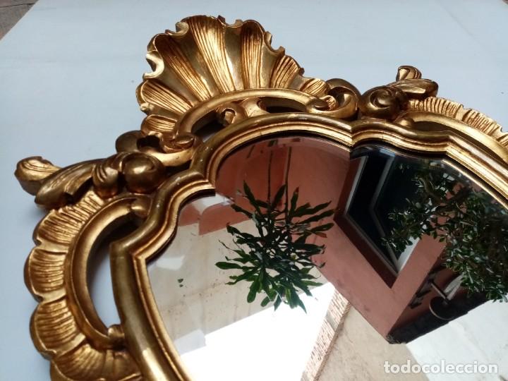 Vintage: espejo dorado-cornucopia - Foto 2
