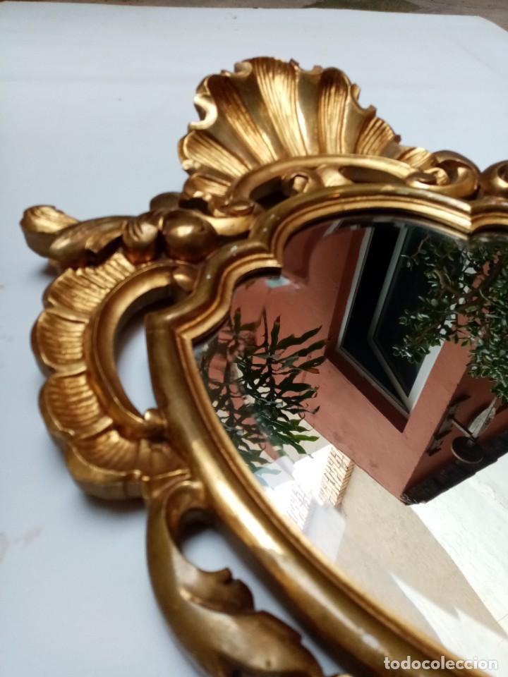 Vintage: espejo dorado-cornucopia - Foto 3
