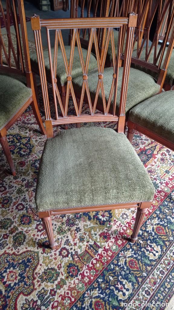 Vintage: Sillas de madera vintage. - Foto 3