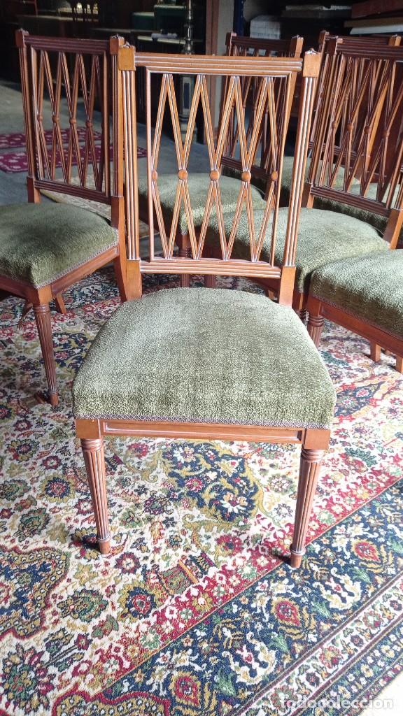 Vintage: Sillas de madera vintage. - Foto 4