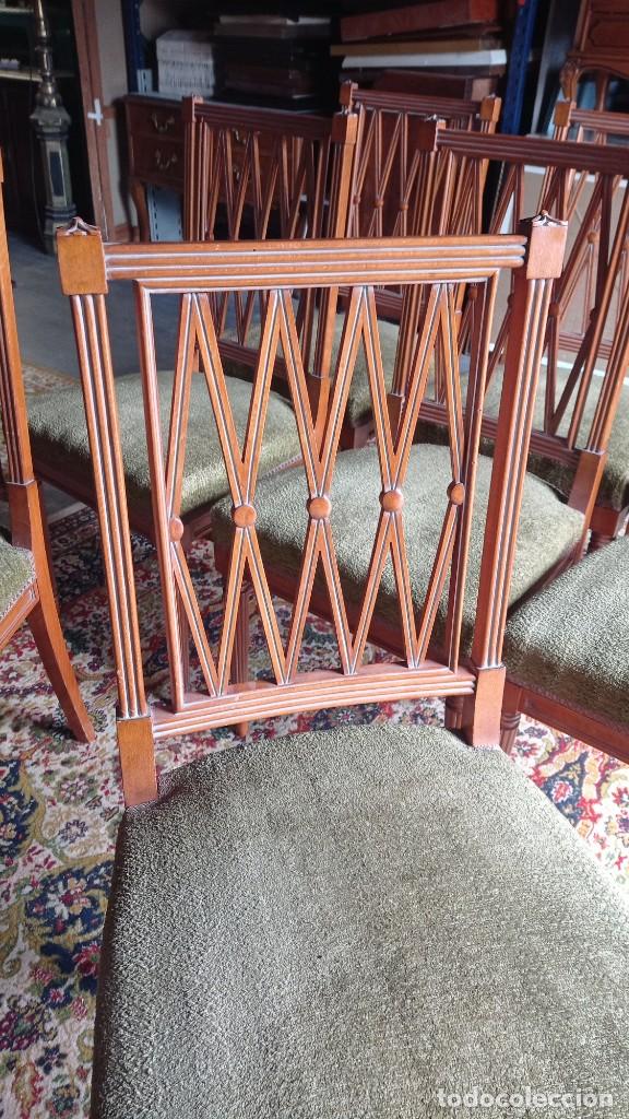 Vintage: Sillas de madera vintage. - Foto 5