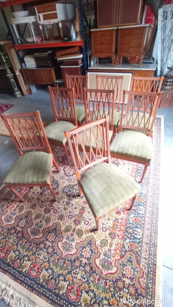 Vintage: Sillas de madera vintage. - Foto 8