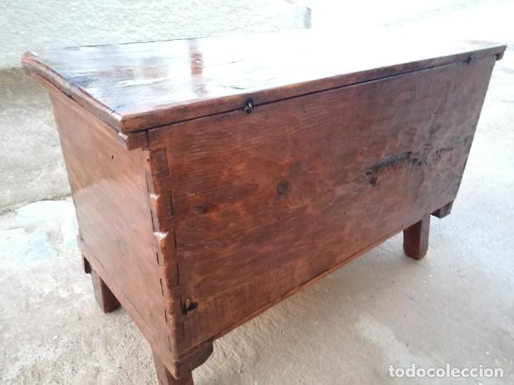 Vintage: Baul arca de madera restaurado mueble antiguo - Foto 10