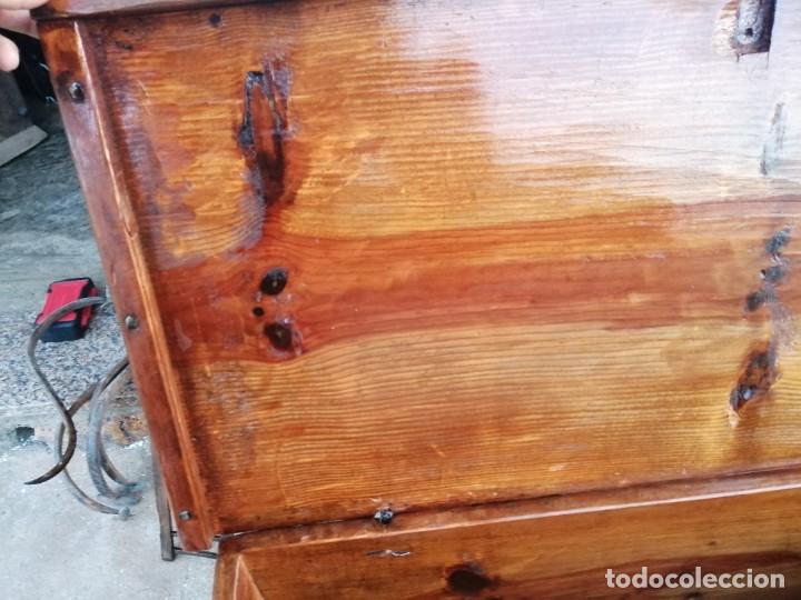 Vintage: Baul arca de madera restaurado mueble antiguo - Foto 12