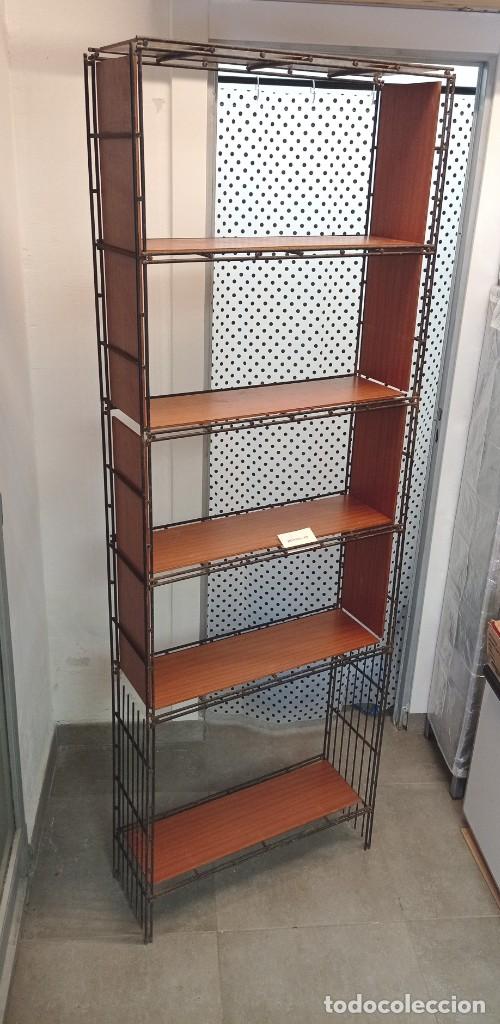 antigua estanteria auxiliar metalica desmontabl - Compra venta en  todocoleccion