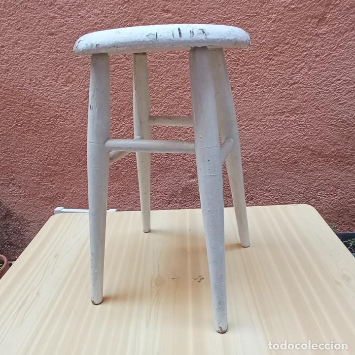 Vintage: taburete madera a restaurar - Foto 4