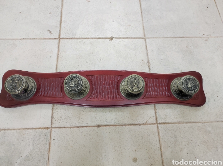Vintage: Perchero vintaje madera y metal - Foto 1