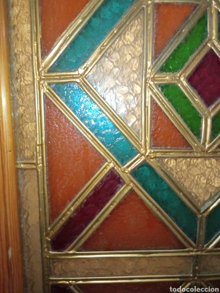Vintage: Vidriera hecha de mano 2 puertas - Foto 6