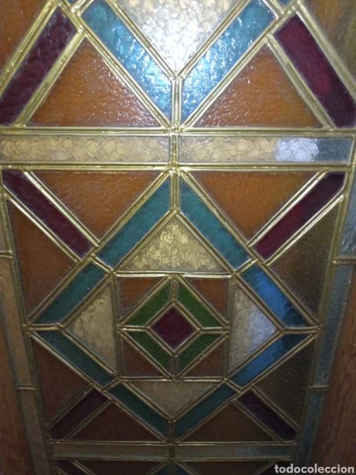 Vintage: Vidriera hecha de mano 2 puertas - Foto 8