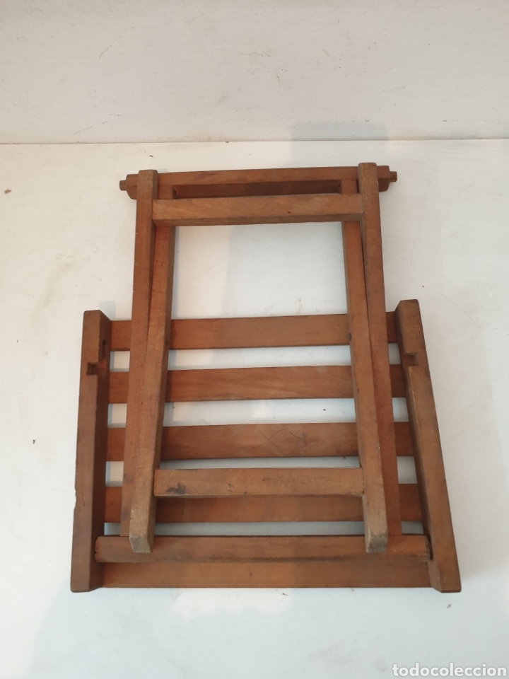 Vintage: PAREJA TABURETES MADERA - Foto 6