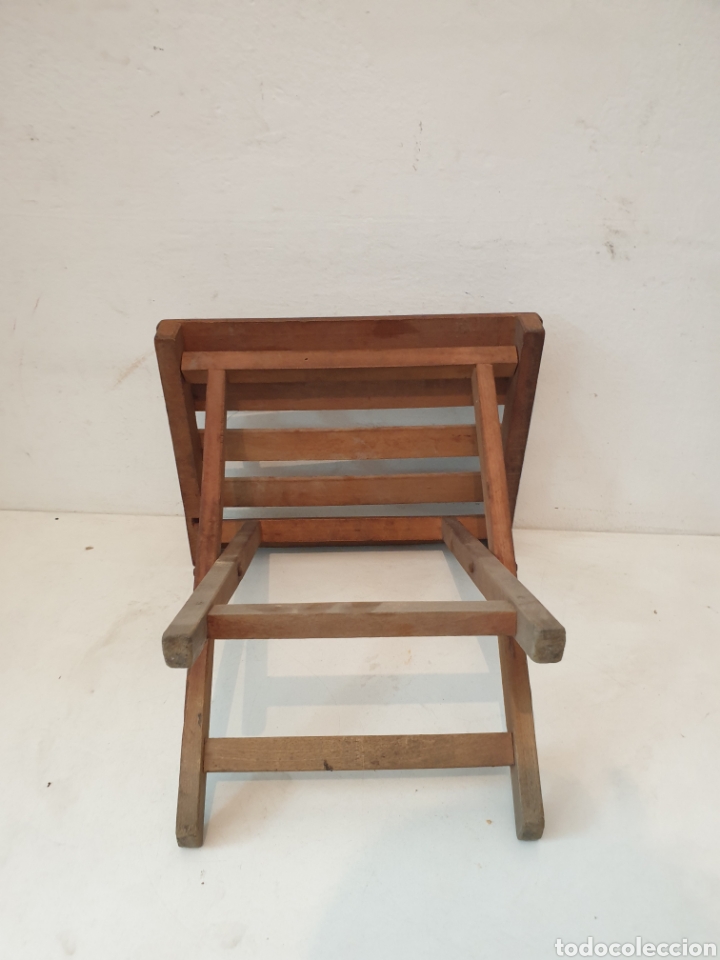 Vintage: PAREJA TABURETES MADERA - Foto 9
