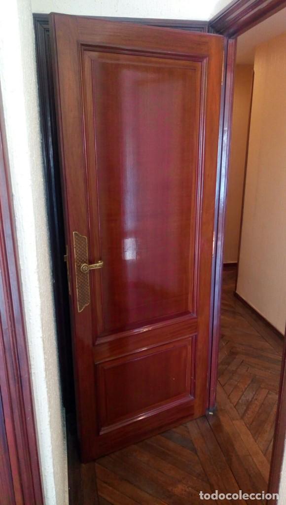 Vintage: PUERTAS DE PASO EN CAOBA AFRICANA - Foto 3