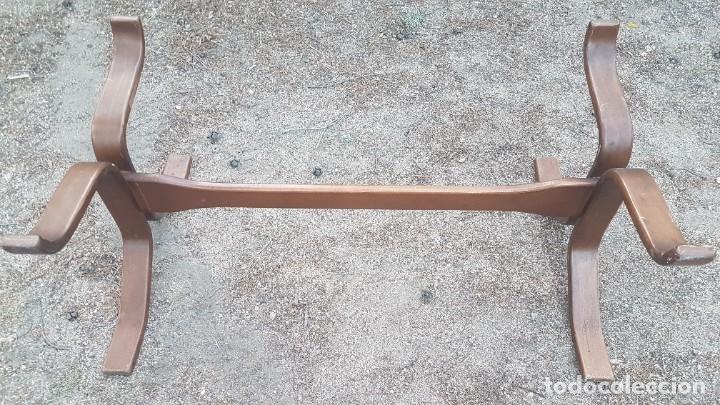 Vintage: MESA MADERA LAMINADA A&Ntilde;OS 70 - Foto 4