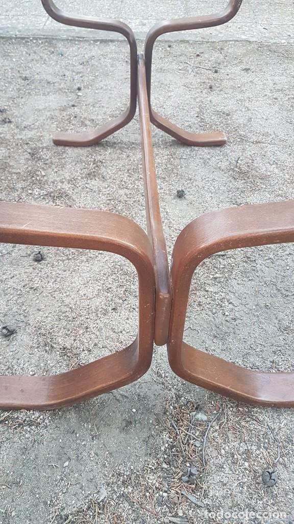 Vintage: MESA MADERA LAMINADA A&Ntilde;OS 70 - Foto 7