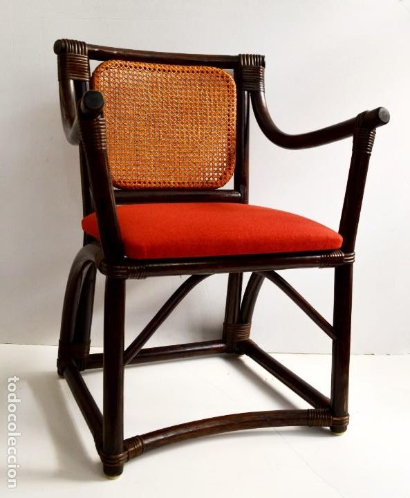 Vintage: Sillon oriental de bamb&uacute; - Foto 1