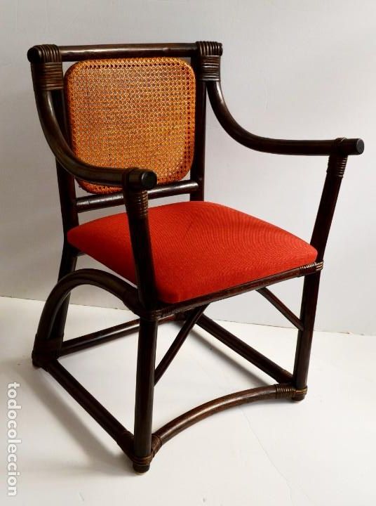 Vintage: Sillon oriental de bamb&uacute; - Foto 2