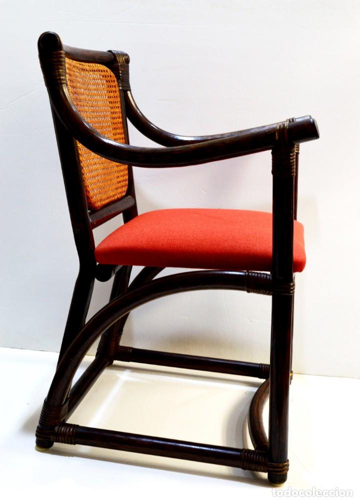 Vintage: Sillon oriental de bamb&uacute; - Foto 3