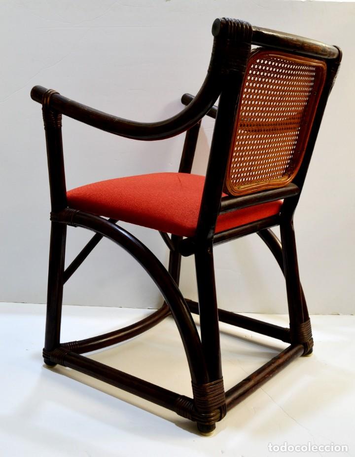 Vintage: Sillon oriental de bamb&uacute; - Foto 5