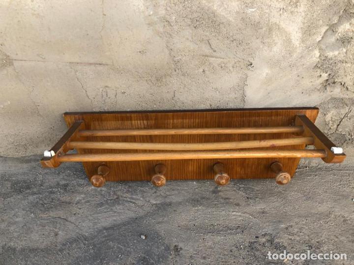 Vintage: PERCHERO VINTAGE MADERA MACIZA. - Foto 2