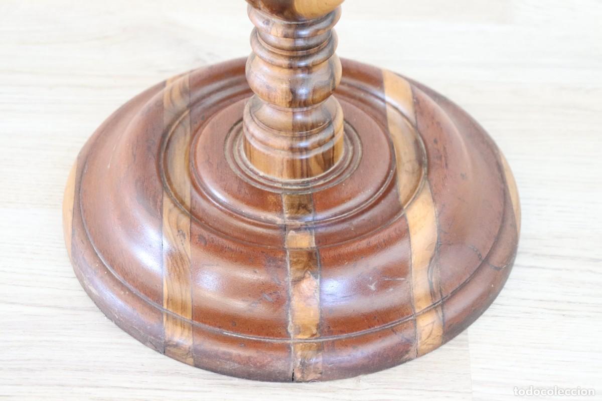 Vintage: Mesa de centro de madera de marqueter&iacute;a - Foto 4