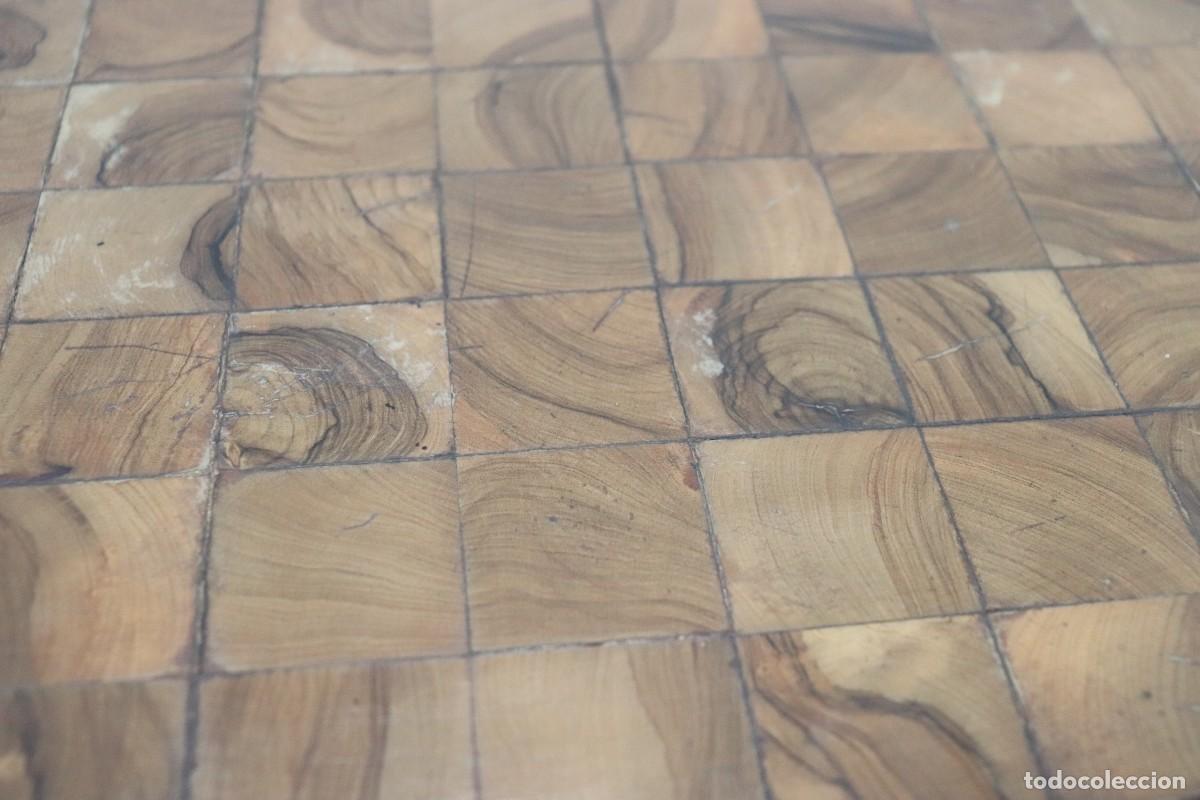 Vintage: Mesa de centro de madera de marqueter&iacute;a - Foto 8