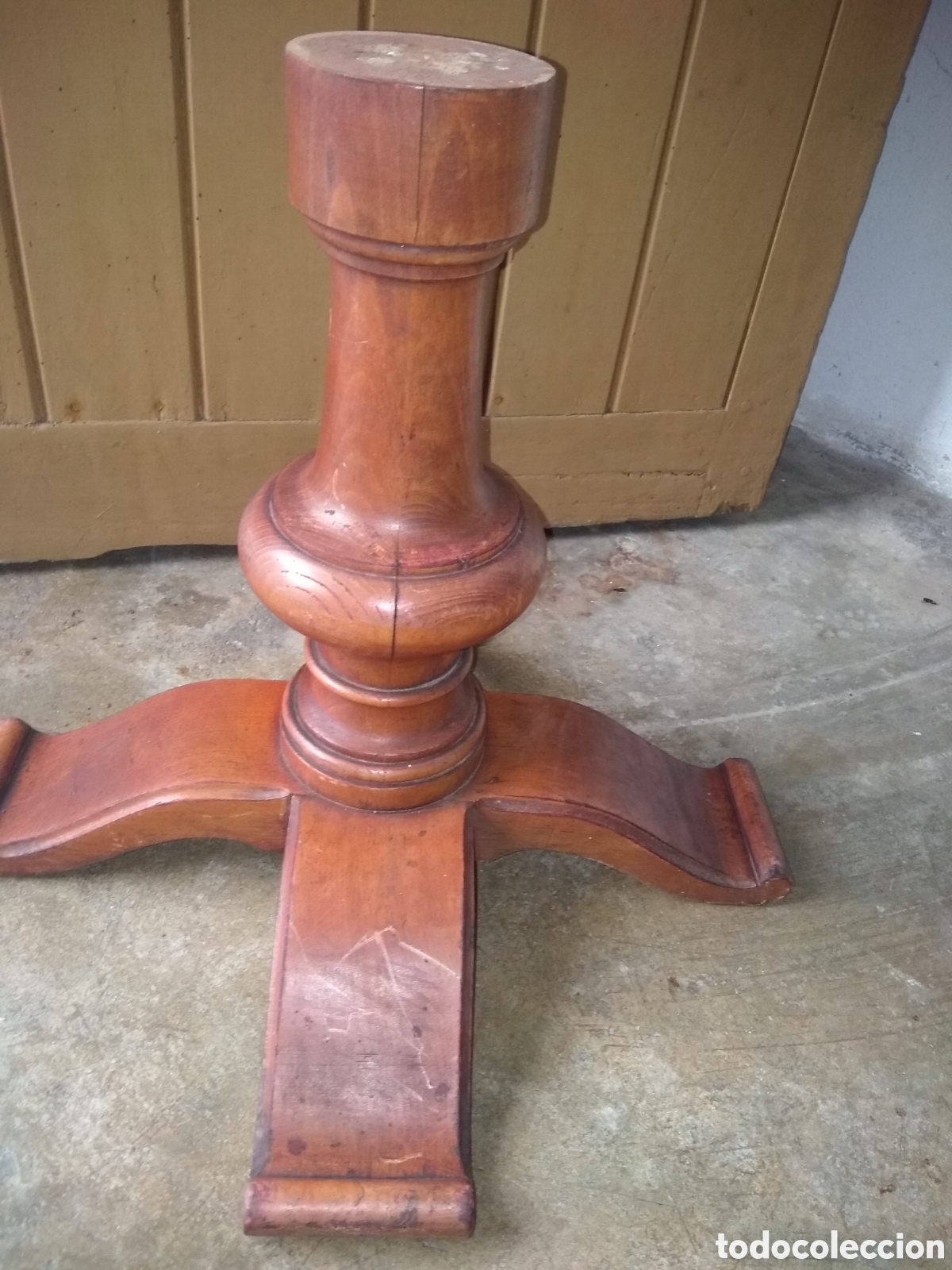 Vintage: PATA DE MESA BAJA . MADERA HAYA - Foto 2