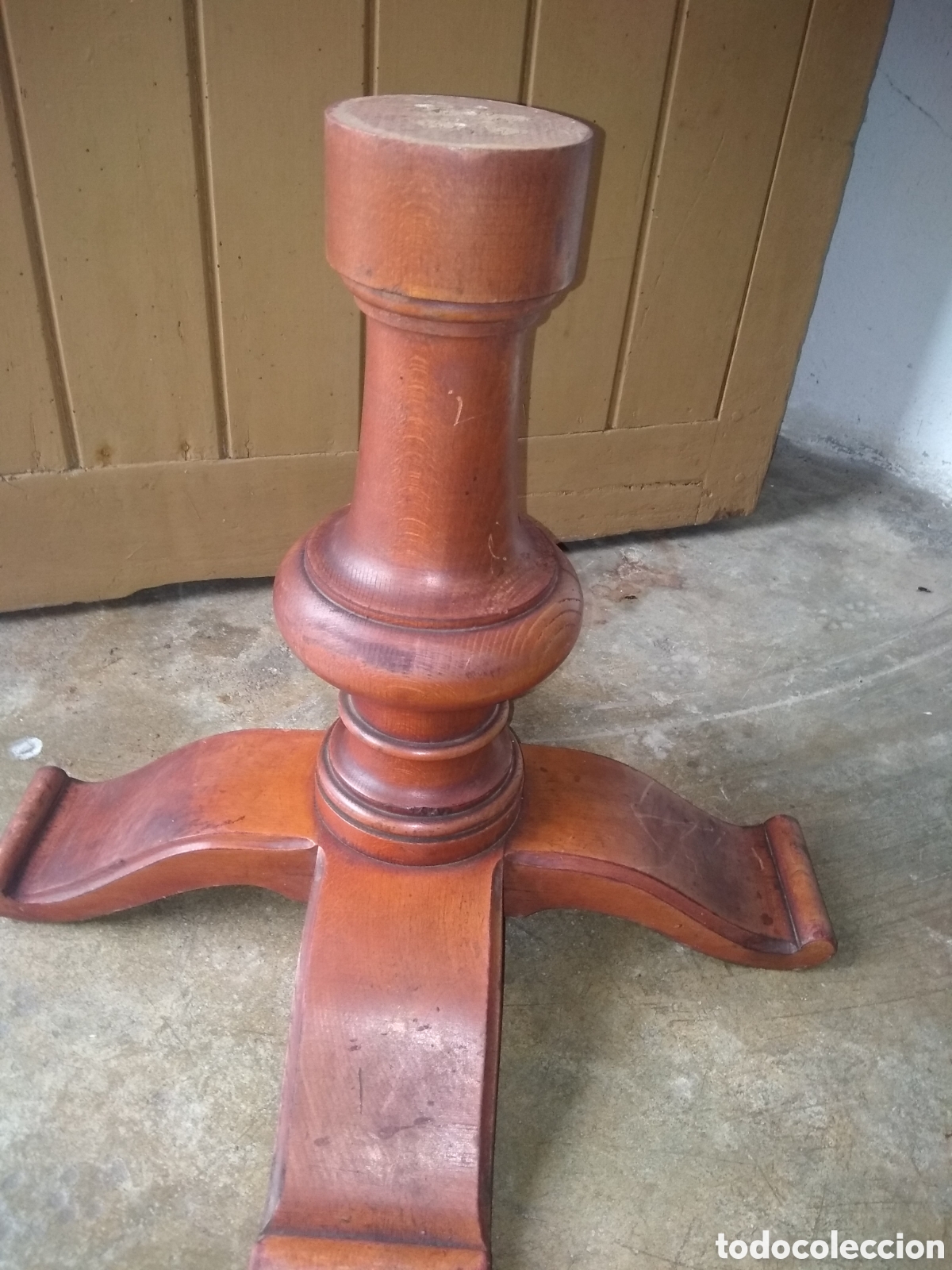 Vintage: PATA DE MESA BAJA . MADERA HAYA - Foto 3