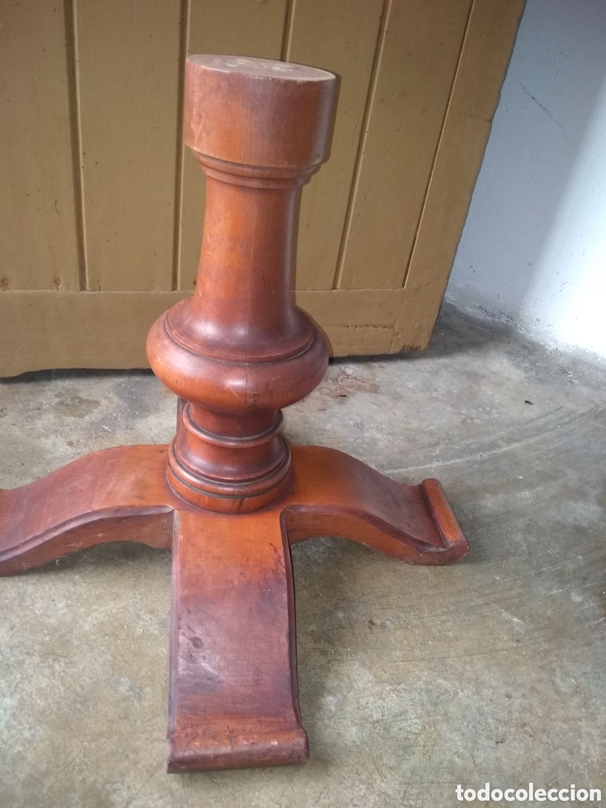 Vintage: PATA DE MESA BAJA . MADERA HAYA - Foto 4