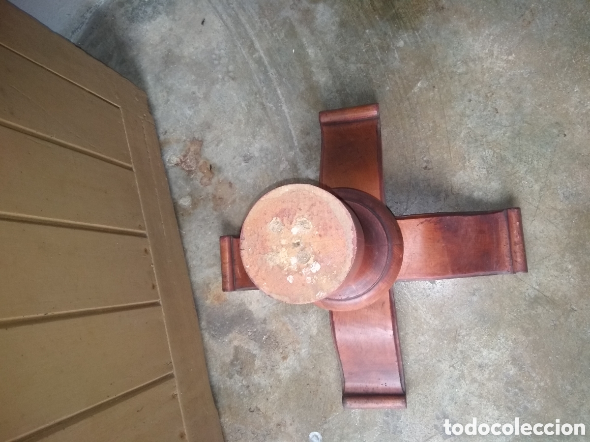 Vintage: PATA DE MESA BAJA . MADERA HAYA - Foto 5