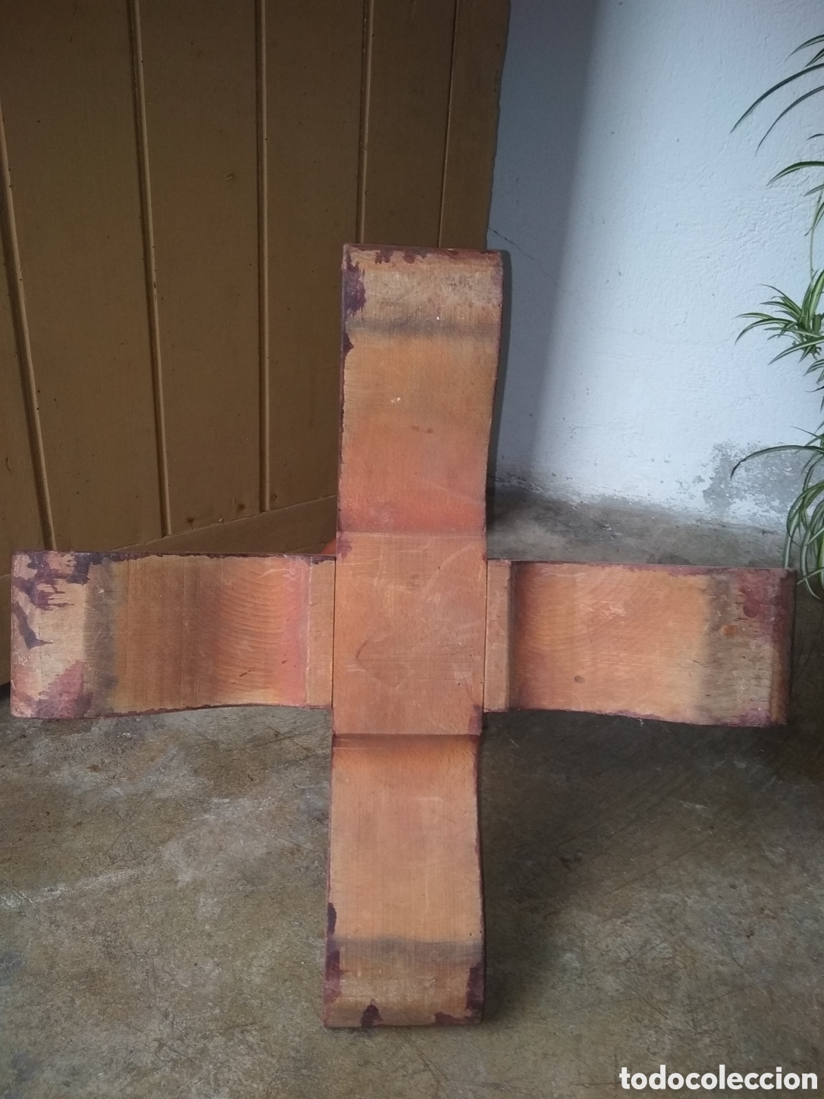 Vintage: PATA DE MESA BAJA . MADERA HAYA - Foto 6