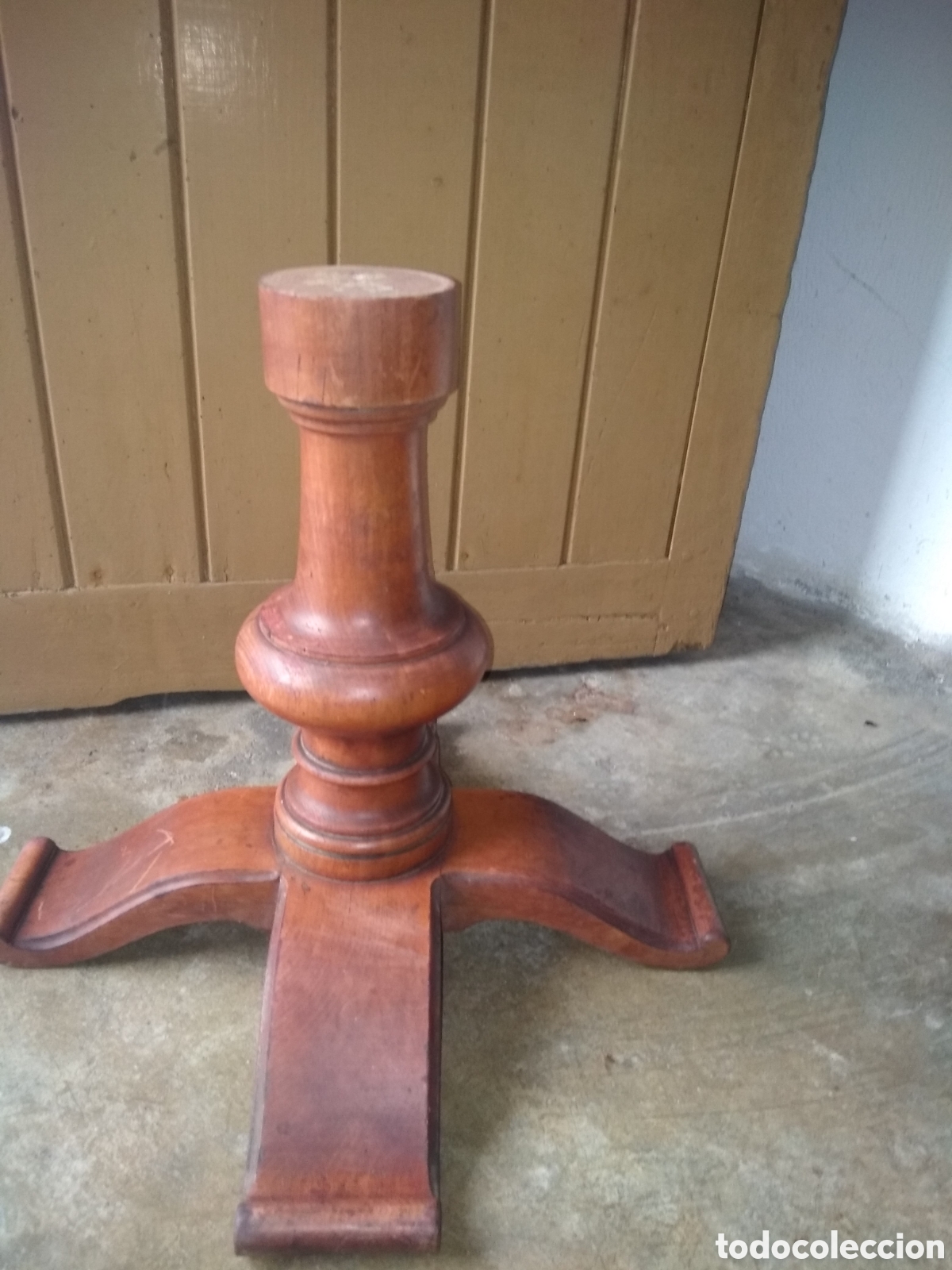 Vintage: PATA DE MESA BAJA . MADERA HAYA - Foto 1