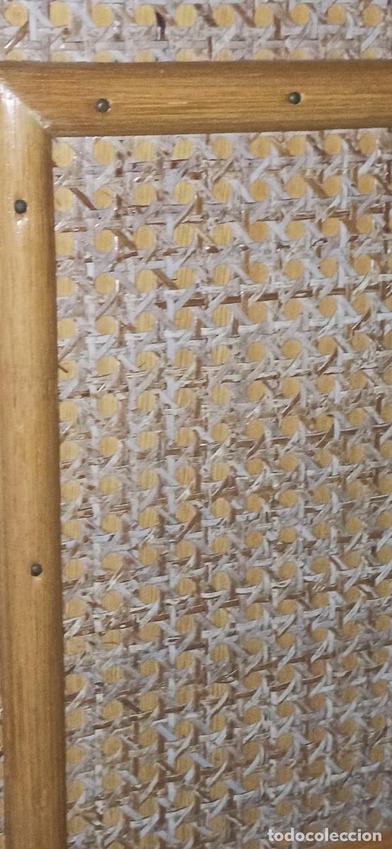 Vintage: MUEBLE FRANC&Eacute;S MADERA MACIZA, MIMBRE Y BAMBU. - Foto 8