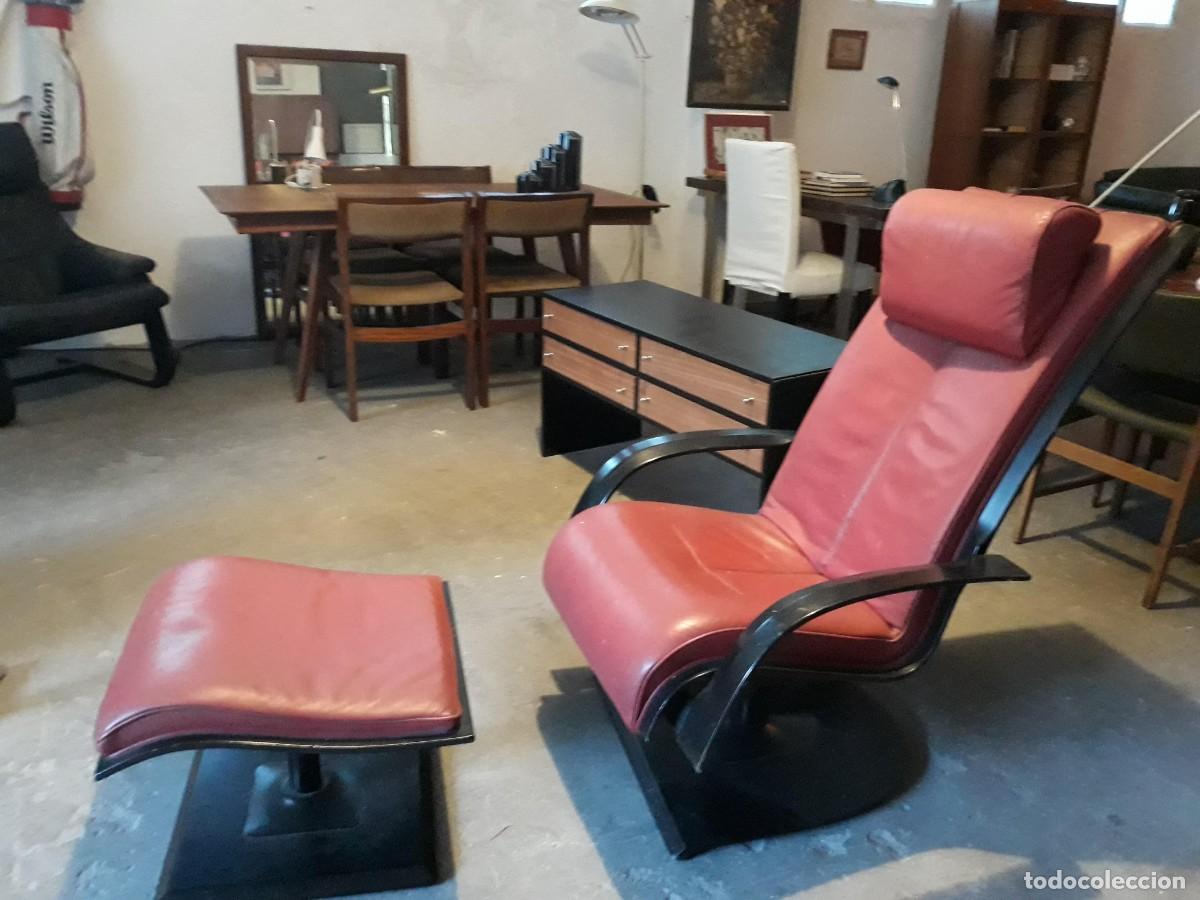 Vintage: Sill&oacute;n de piel Westnofa - Foto 1