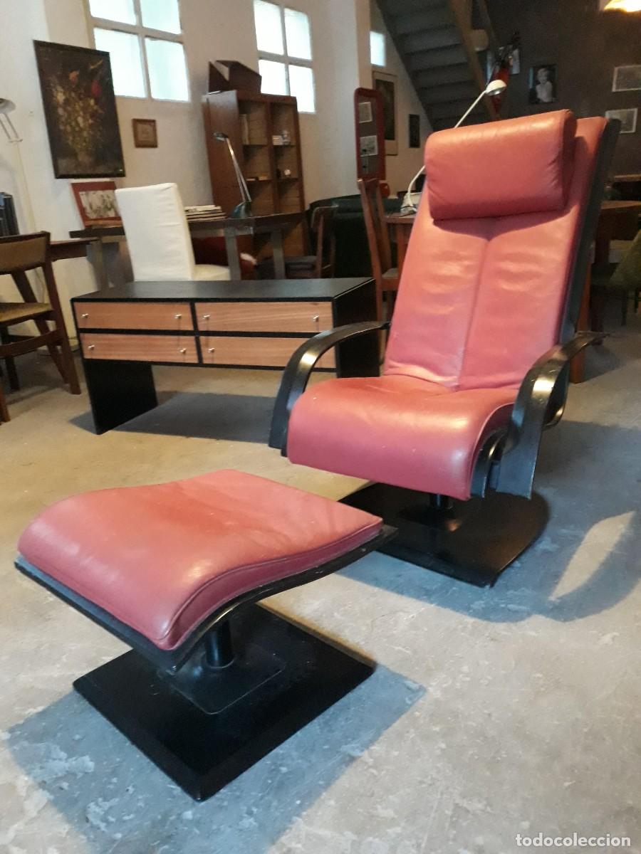 Vintage: Sill&oacute;n de piel Westnofa - Foto 2