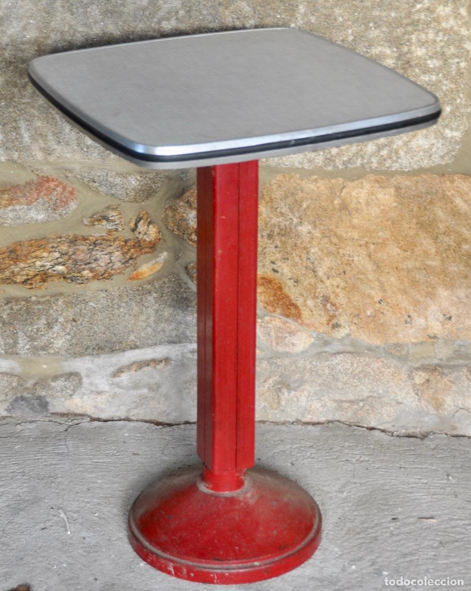 Vintage: Mesa bar pie de hierro y sobre Formica - Foto 2