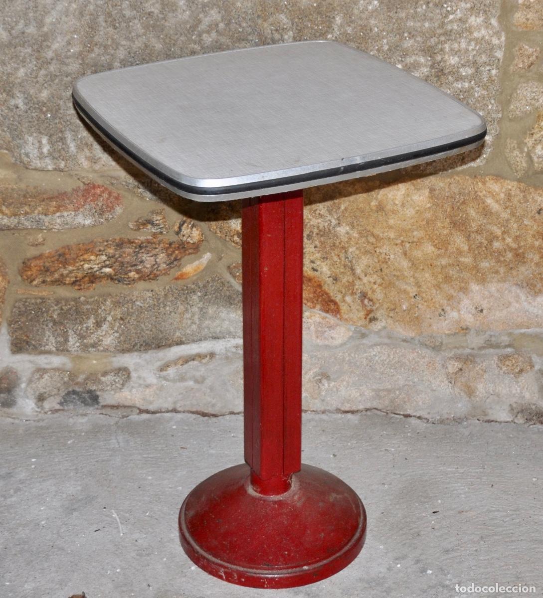 Vintage: Mesa bar pie de hierro y sobre Formica - Foto 5
