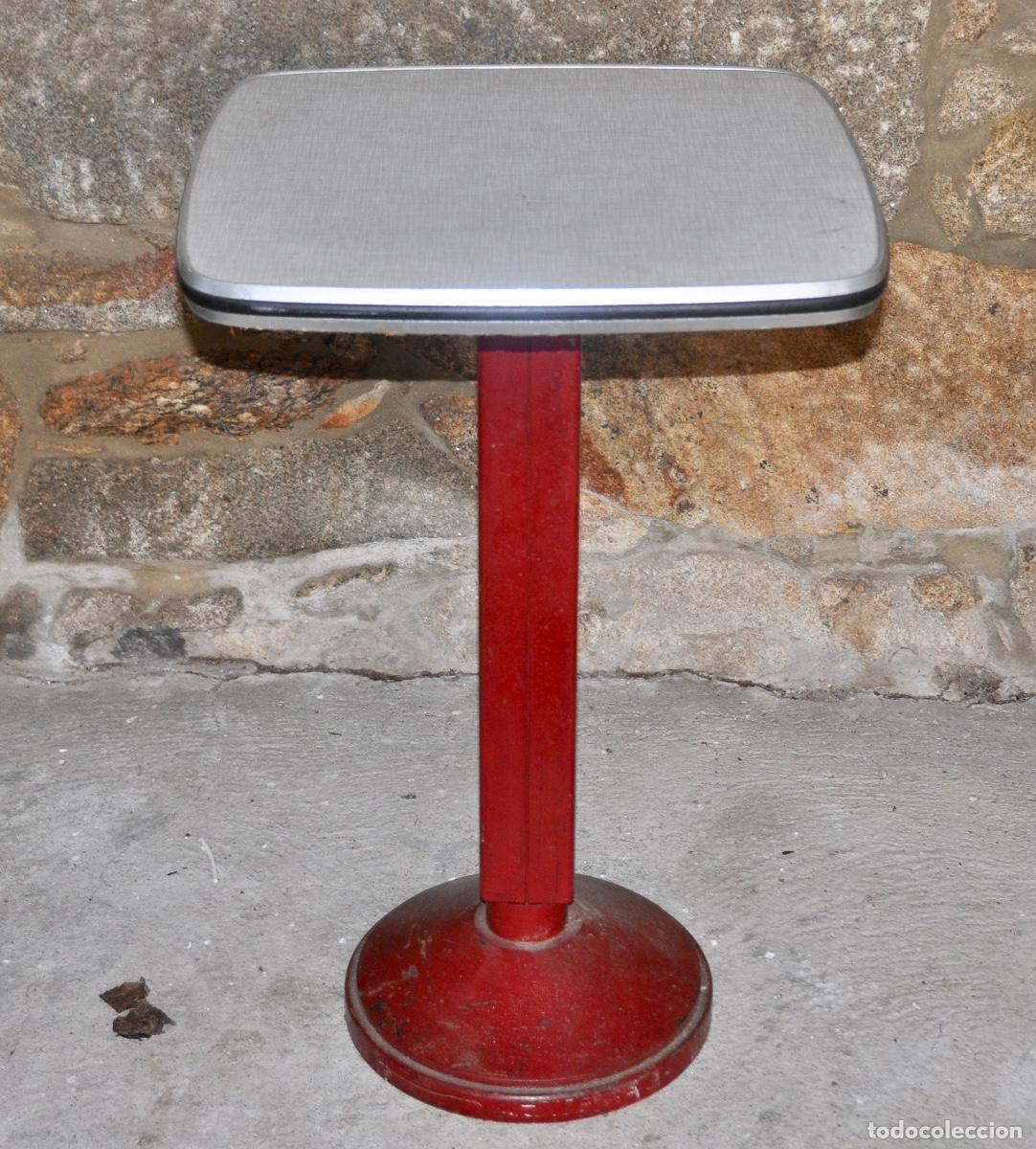 Vintage: Mesa bar pie de hierro y sobre Formica - Foto 8