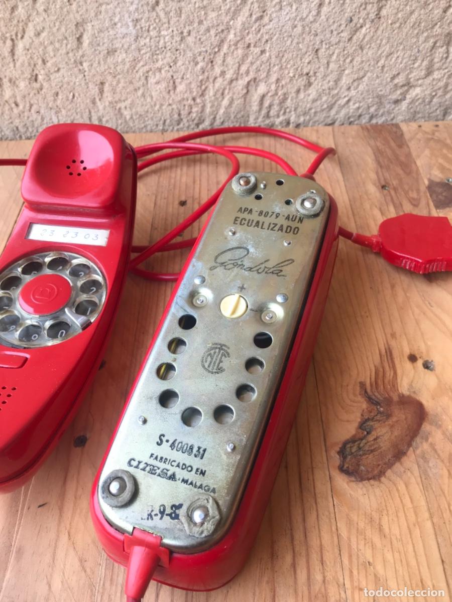 Vintage: Telefono Gondola, rojo - Foto 6