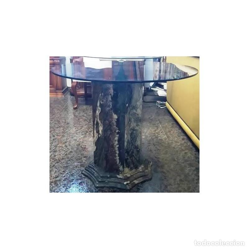 Vintage: MESA PEDESTAL MARMOL 90 - Foto 1